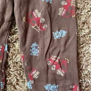 Fire truck pajamas